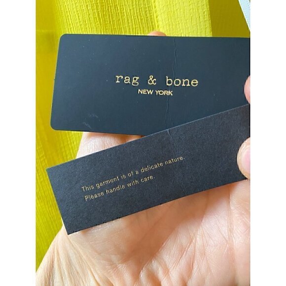 rag & bone elysse dress caftan sz xxs light green polyester + slip NWT - Picture 11 of 16